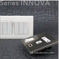 1 Gang 1 Way Switch com tampa inoxidável